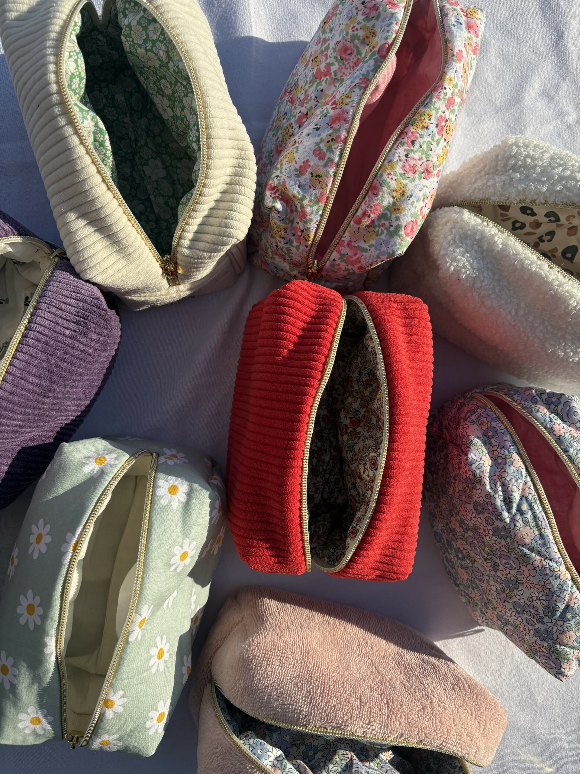 Trousses de voyage pour maquillage et affaires de toilette
