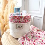 Panier rangement et cotons